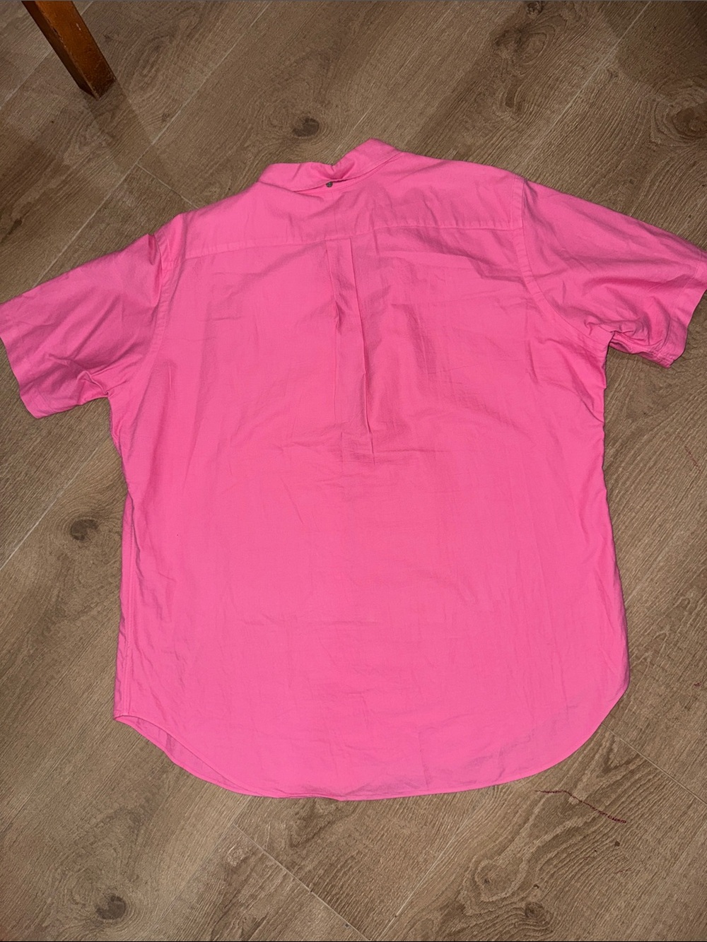 Ralph Lauren Bright Pink Short-Sleeve Button-Down Shirt - Picture 4 of 4